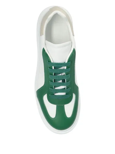 Alexander Mcqueen Oversized Paneled Low-top Sneakers In White