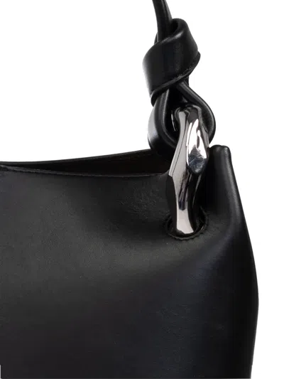 Jw Anderson Croner Bucket Bag In Black