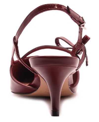 Arezzo Women's Tessa Mid Stiletto Pointy Toe Pumps In Burgundy