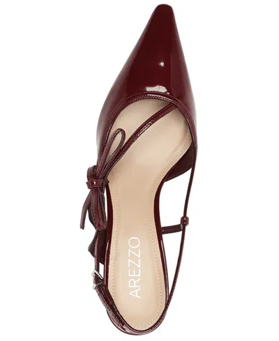 Arezzo Women's Tessa Mid Stiletto Pointy Toe Pumps In Burgundy