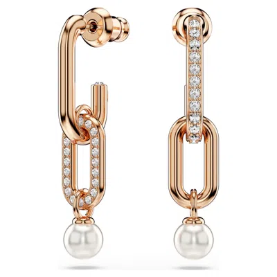 Swarovski Constella Drop Earrings In Gold