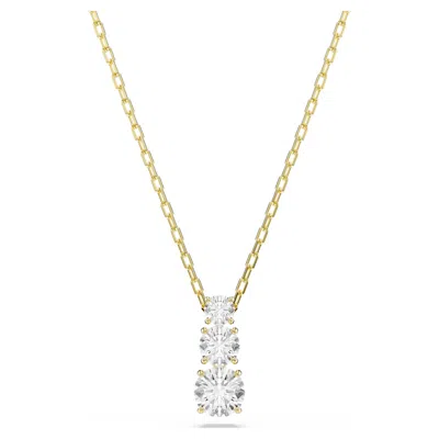 Swarovski Stilla Attract Pendant In Gold