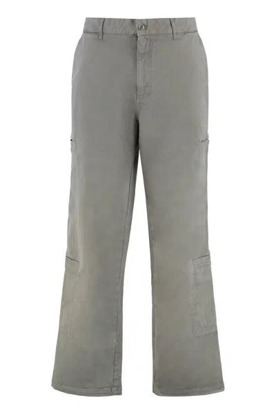 Represent Cargo Trousers With Straight Leg Design In Gray