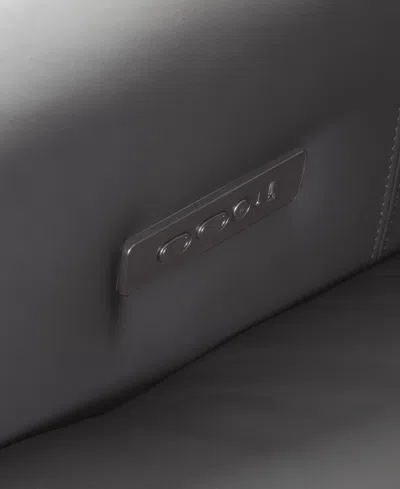 Macy's Thandler 5-pc. Leather L Shape Sectional With 3 Power Recliners And 1 Storage Console, Exclusively A In Gray