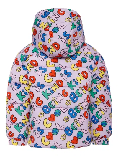 EARTH FRIENDS 印花连帽雨衣