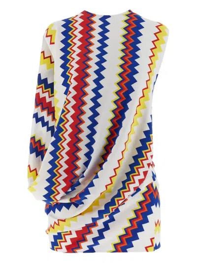 Missoni Multicolor Peplos Dress