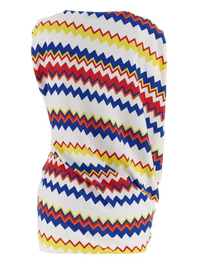 Missoni Multicolor Peplos Dress