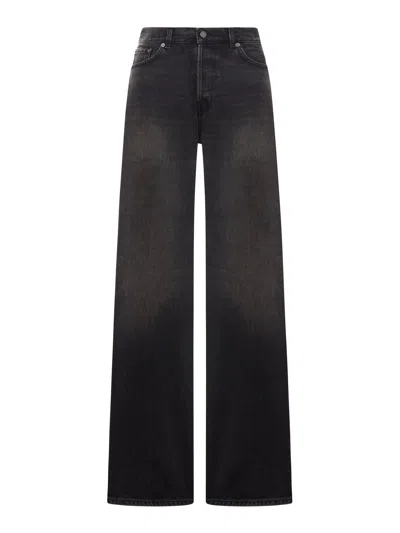 Haikure Bethany Straight Jeans Belt Loops In Black