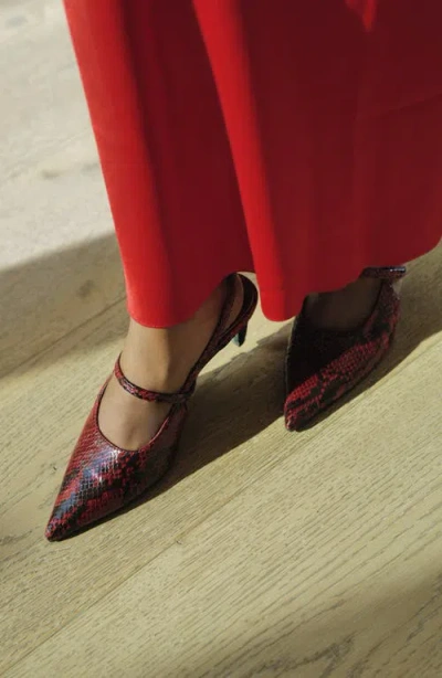 Open Edit Sophia Pointed Toe Slingback Pump