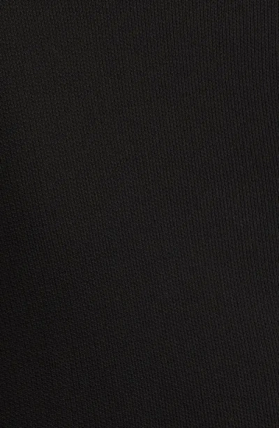 Stella Mccartney Asymmetric Cape Midi Dress In Black