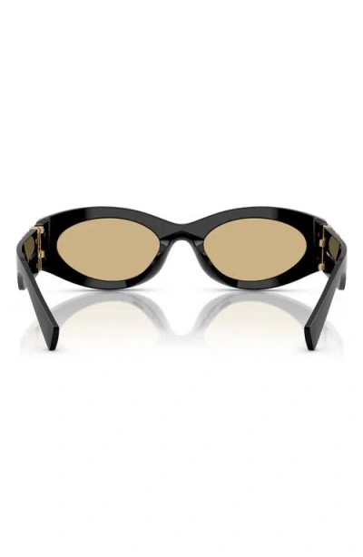Miu Miu 54mm Rectangular Sunglasses In Black