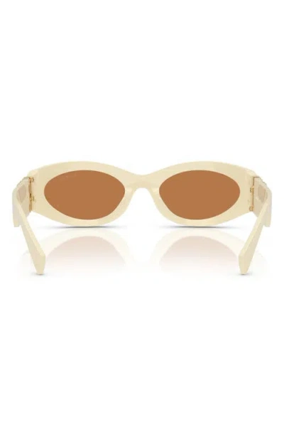 Miu Miu 54mm Rectangular Sunglasses In Neutral