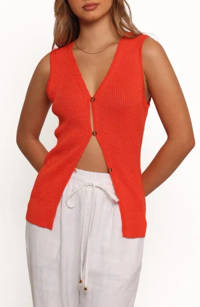 Petal And Pup Petal & Pup Parma Sweater Vest In Red