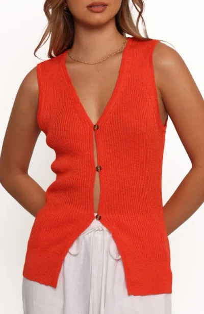 Petal And Pup Petal & Pup Parma Sweater Vest In Red