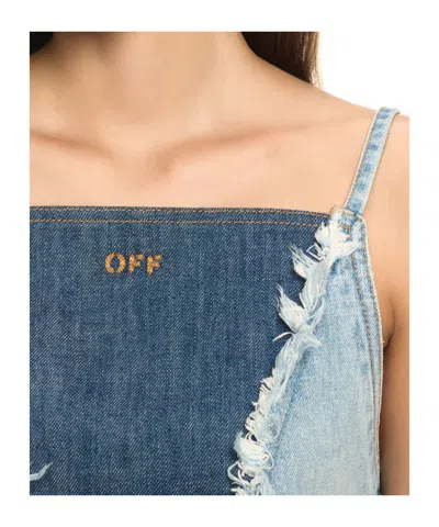 Off-white Off White Women Denim Doll Shorts In Multi