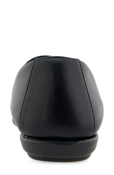 Aerosoles Women's Nuit Almond Toe Loafers In Black