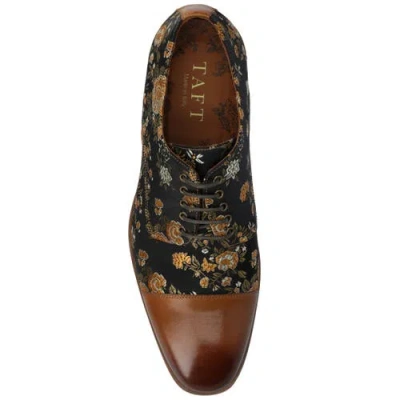 Taft Men's Jack Handcrafted Leather, Velvet And Wool Dress Shoes In Black