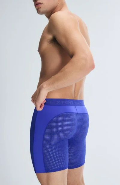 Savage X Fenty Shadow Fit Long Boxer Briefs In Blue