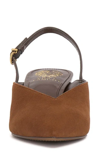 Vince Camuto Kylien Slingback Kitten Heels In Brown