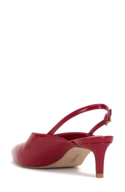 Vince Camuto Kylien Kitten Heel Pump In Red