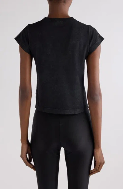 Balenciaga City Of Angels Shrunk T-shirt In Black