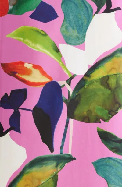 Natori Daido Charmeuse Robe In Pink