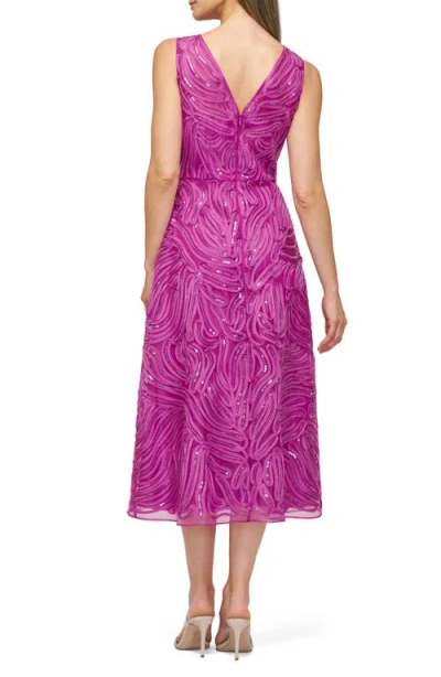 Js Collections Women's Embellished A-line Dress In Purple