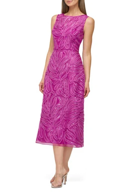 Js Collections Women's Embellished A-line Dress In Purple