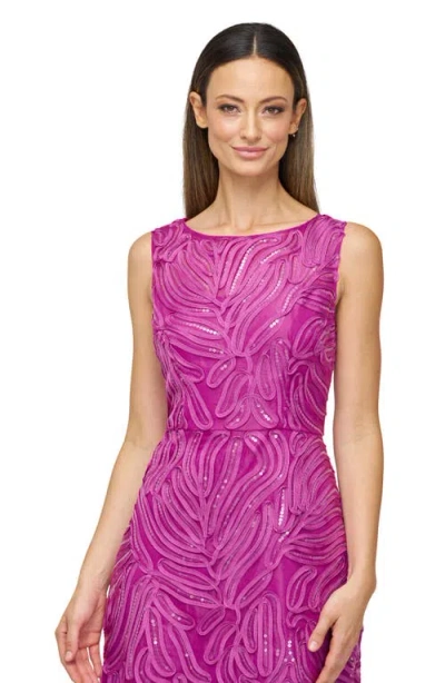 Js Collections Women's Embellished A-line Dress In Purple