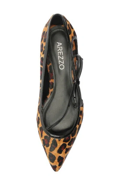 Arezzo Women's Tessa Pointed Toe Ballet Flats In Brown