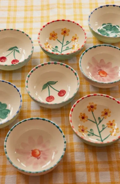 Rice By Rice Hand-painted Ceramic Bowl