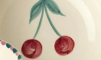 Rice By Rice Hand-painted Ceramic Bowl