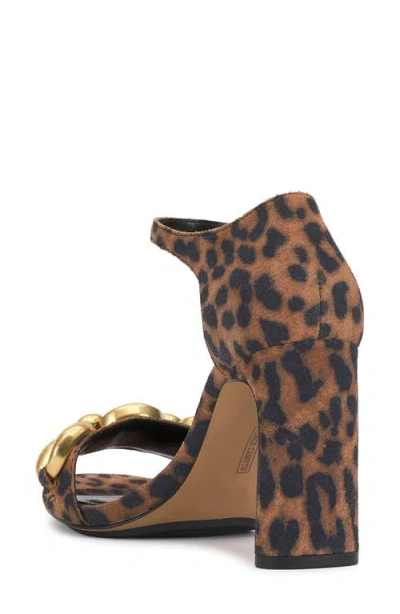 Vince Camuto Women's Aurelia Chain High Heel Dress Sandals In Brown