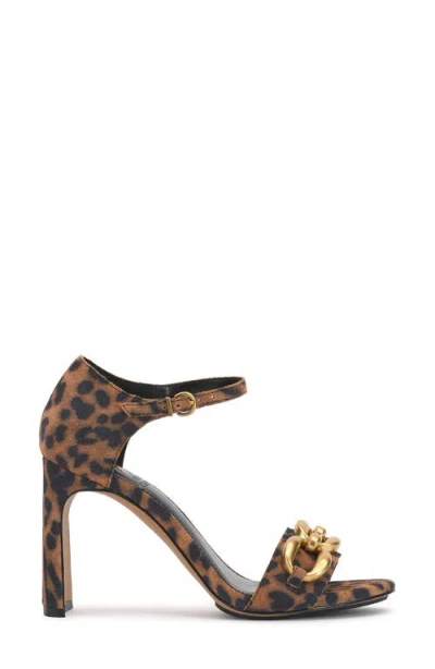 Vince Camuto Women's Aurelia Chain High Heel Dress Sandals In Brown