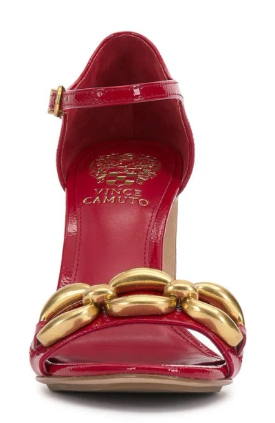 Vince Camuto Aurelia Heeled Sandals In Orange