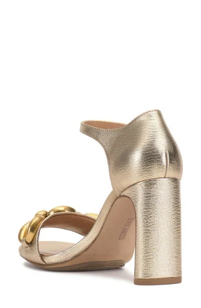 Vince Camuto Women's Aurelia Chain High Heel Dress Sandals In Gold