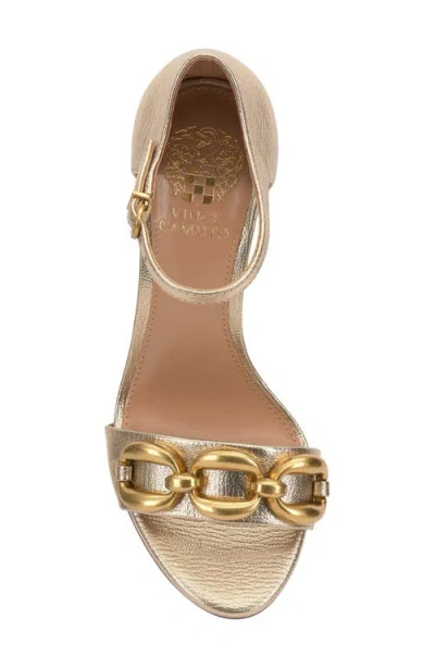 Vince Camuto Women's Aurelia Chain High Heel Dress Sandals In Gold