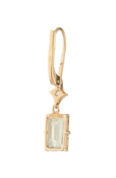 Anzie Jac + Jo Aurora Rectangular Drop Earrings In Gold
