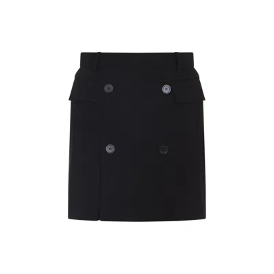 Balenciaga Skirts With Belt Loops And Front Pockets In Black