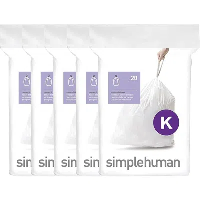 Simplehuman Code K Custom Fit Liners With Quick Dispense Packs In Purple