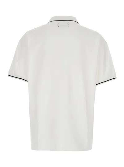 Amiri Cotton Polo Shirt In White