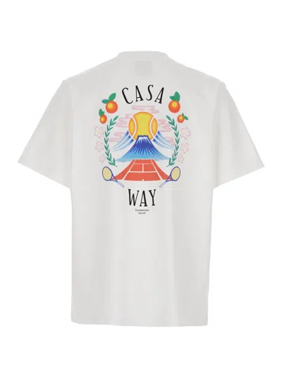 Casablanca Casa Way Mountain Printed T-shirt