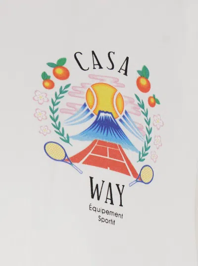 Casablanca Casa Way Mountain Printed T-shirt