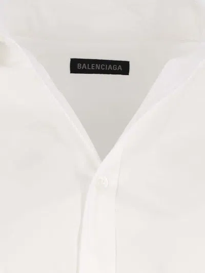 Balenciaga Outerwear Shirt And Blouse White In Neutral