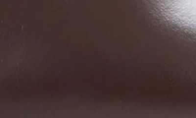 Givenchy Shark Lock Embellished Glossed-leather Knee Boots In Brown