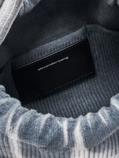 Alexander Wang Borsa A Mano Ryan Piccola In Velluto A Coste Avio Donna