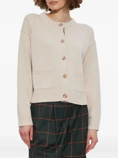 BUTTON-FRONT KNITTED CARDIGAN