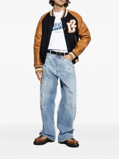 Dsquared2 Logo-print Oversized T-shirt In White