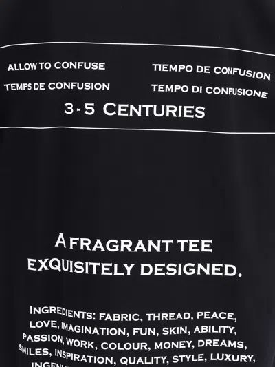 Moschino Printed Organic Cotton Jersey T-shirt In Black