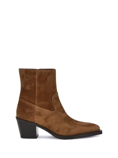 Stuart Weitzman Tate Ankle Boots In Brown